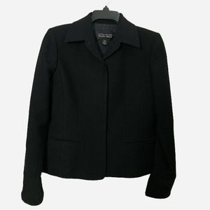 Linda Allard Ellen Tracy Hidden Button Knit Blazer Petite 6